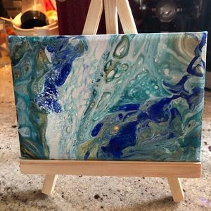 Painting with mini isle